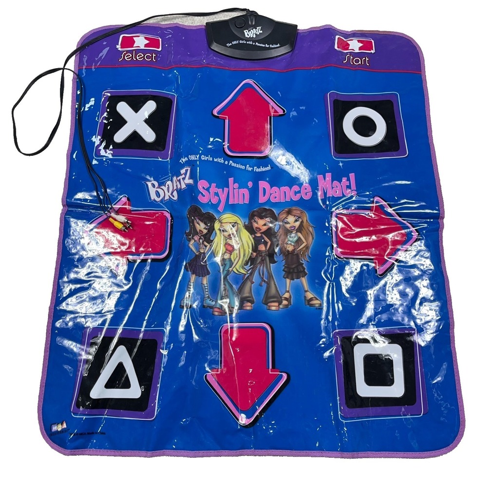 Bratz Stylin Dance Party Dance Pad Plug & Play Electronic MGA 2004 Vintage Y2K